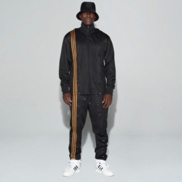 COPY - Ivy Park Black/Gold Track Pants - Picture 2 of 3